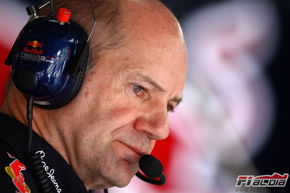 Adrian Newey en el circuito de Sepang