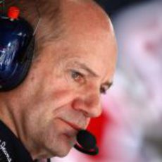 Adrian Newey en el circuito de Sepang