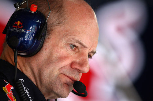 Adrian Newey en el circuito de Sepang