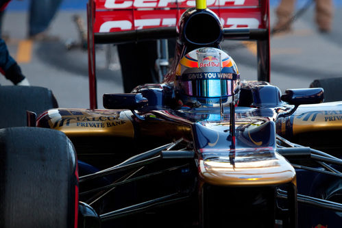 Jean-Eric Vergne subido al Toro Rosso