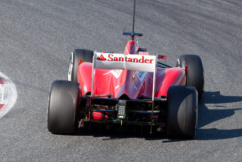 Parte trasera del F2012 de Fernando Alonso