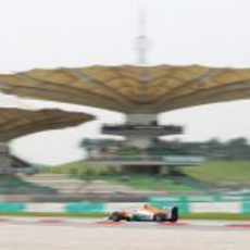 Paul di Resta en la clasificación del GP de Malasia 2012