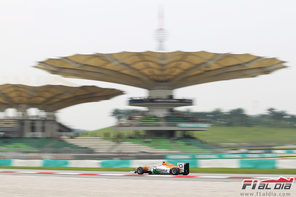 Paul di Resta en la clasificación del GP de Malasia 2012