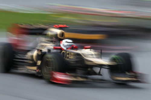 Kimi Räikkönen vuela en el Gran Premio de Malasia 2012