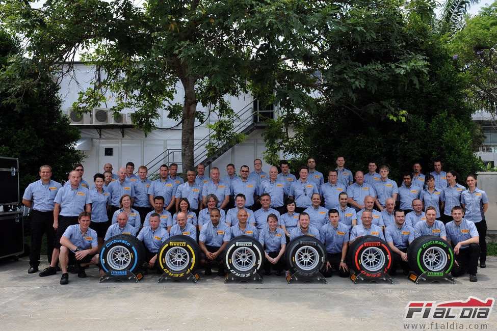 Pirelli, foto de familia 2012