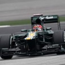 Heikki Kovalainen en la clasificación del GP de Malasia 2012