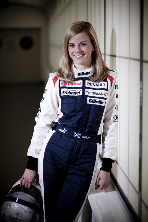 Susie Wolff, piloto de desarrollo de Williams para 2012