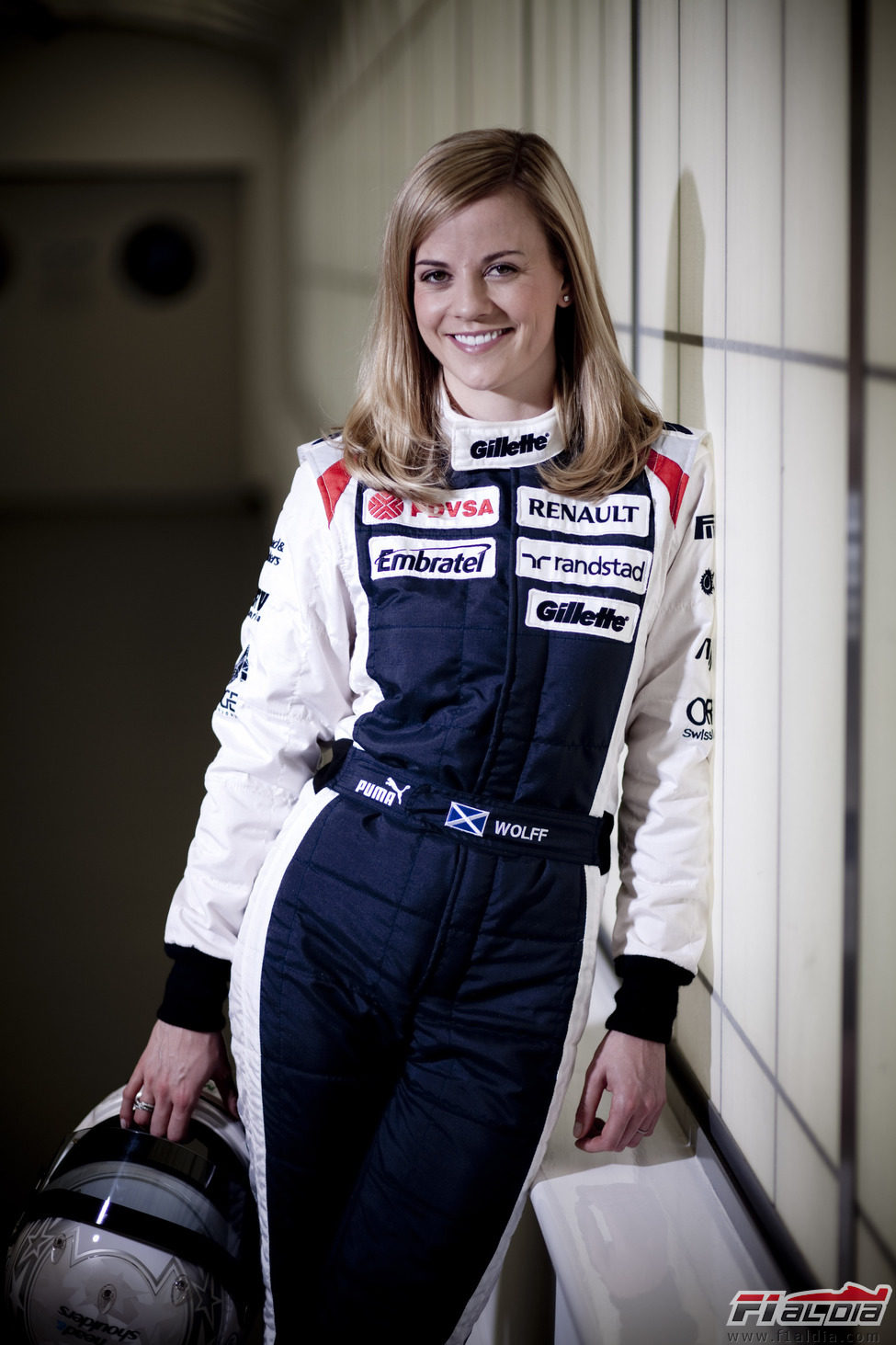 Susie Wolff, piloto de desarrollo de Williams para 2012