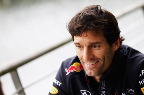 Mark Webber en el GP de China 2012