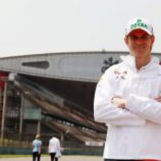 Nico Hülkenberg en el circuito de Shanghai