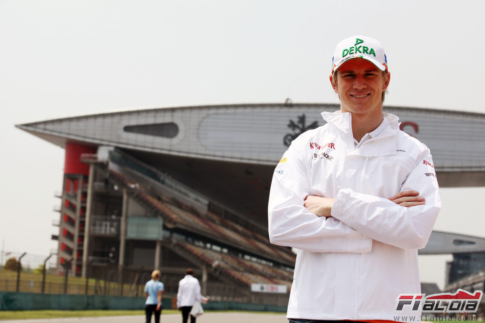 Nico Hülkenberg en el circuito de Shanghai