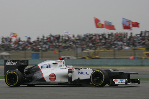 Kamui Kobayashi saldrá tercero en China 2012