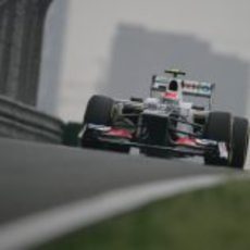 Sergio Pérez en la clasificación del GP de China 2012