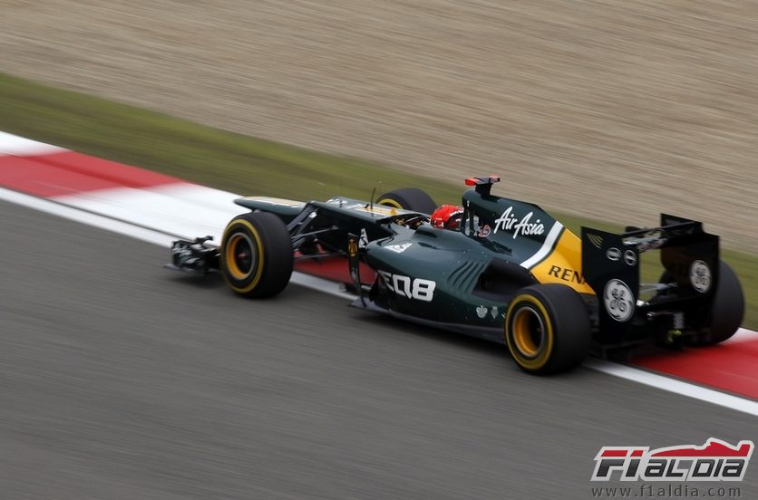 Heikki Kovalainen durante los terceros libres del GP de China