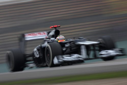 Pastor Maldonado durante la clasificación del GP de China