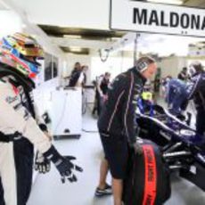 Pastor Maldonado listo para la clasificación del GP de China