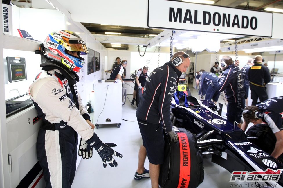 Pastor Maldonado listo para la clasificación del GP de China