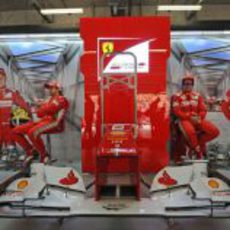 El alerón del F2012 en el GP de China