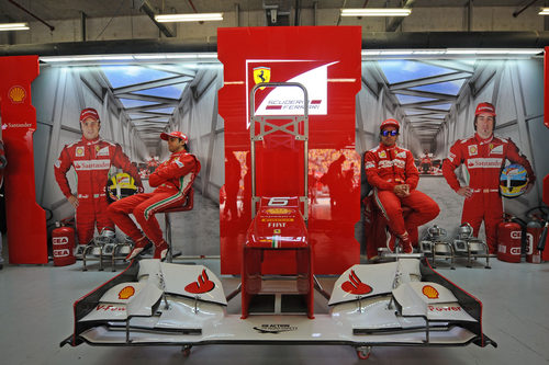 El alerón del F2012 en el GP de China