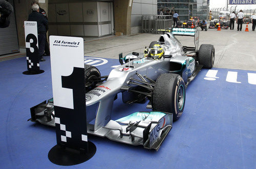 Nico Rosberg es el número 1 en Shanghái 2012