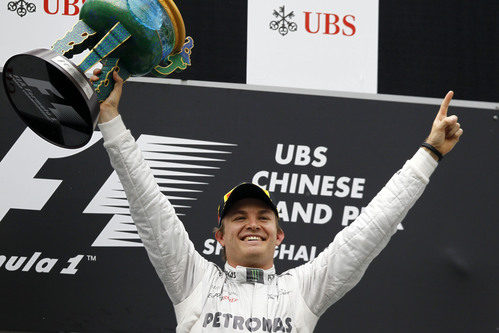 Nico Rosberg, ganador del GP de China 2012