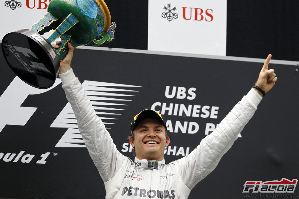Nico Rosberg, ganador del GP de China 2012