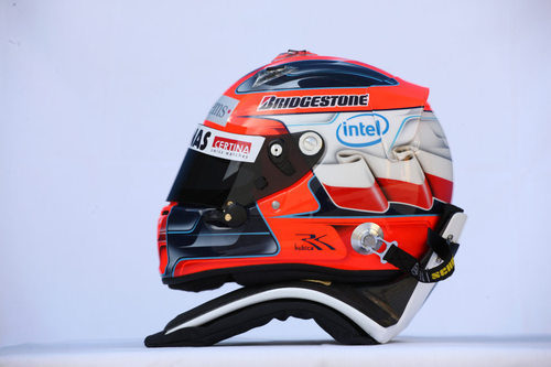 El casco de Kubica