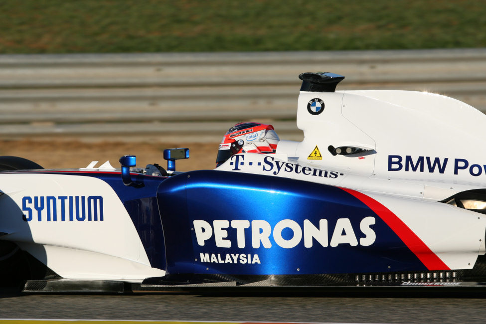 Kubica en el BMW sauber F1.09