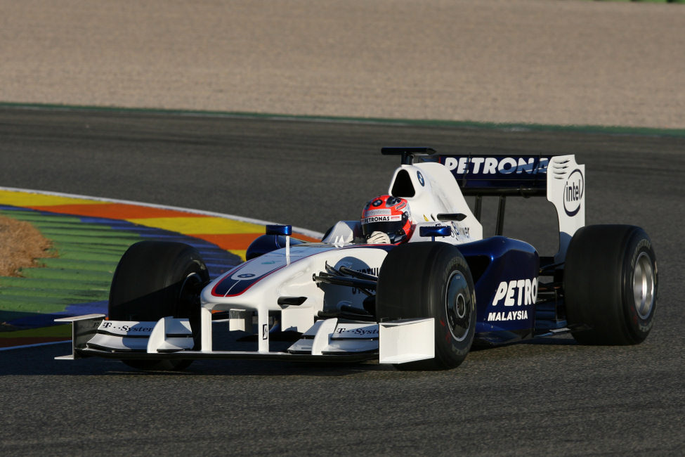 Kubica en el BMW sauber F1.09