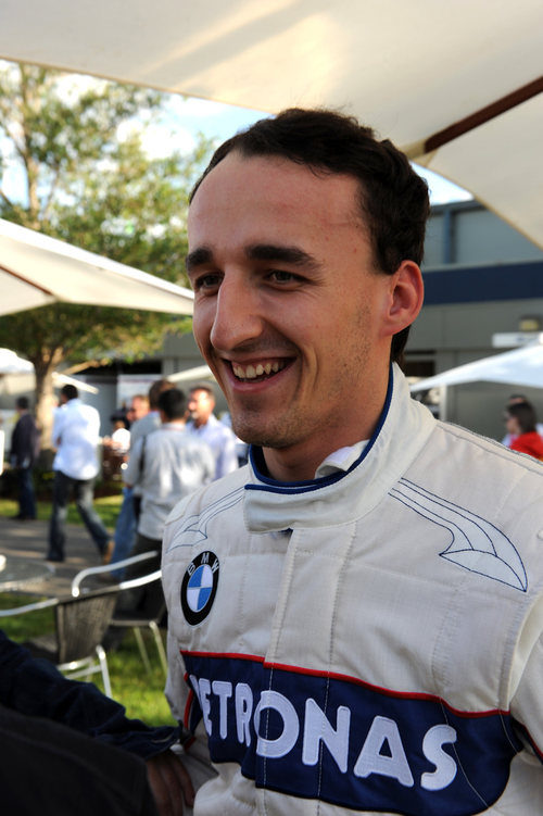 Kubica de buen humor