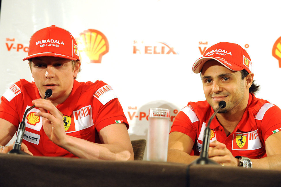 Massa y Raikkonen en Australia