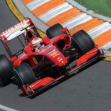 Raikkonen en el Ferrari