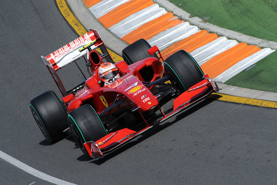 Raikkonen en el Ferrari