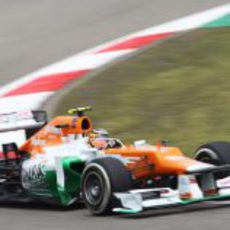 Nico Hülkenberg rueda en la clasificación del GP de China