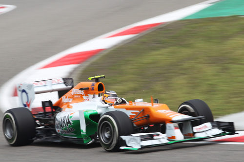 Nico Hülkenberg rueda en la clasificación del GP de China