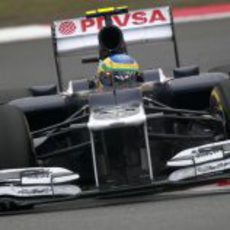 Bruno Senna rueda en Shanghái