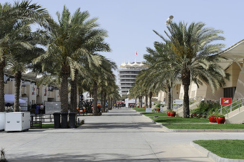 'Paddock' del circuito de Baréin