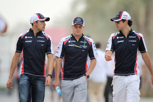 Los tres pilotos de Williams en el Gran Premio de Baréin