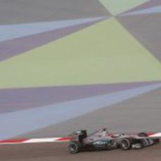 Michael Schumacher durante los libres 3 del GP de Baréin 2012