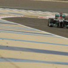 Schumacher en los últimos entrenamientos de Sakhir