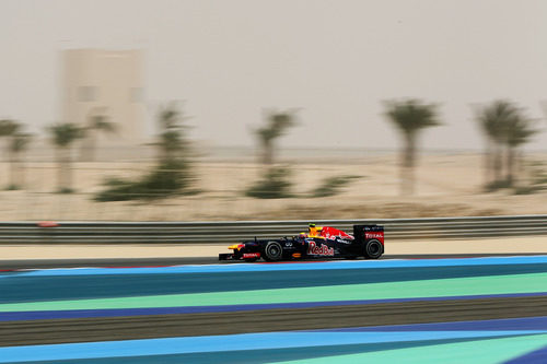 Mark Webber en los libres 3 del GP de Baréin 2012