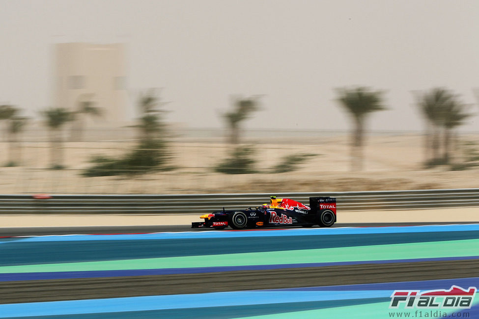 Mark Webber en los libres 3 del GP de Baréin 2012