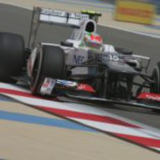 Sergio Pérez en los libres 3 del GP de Baréin 2012