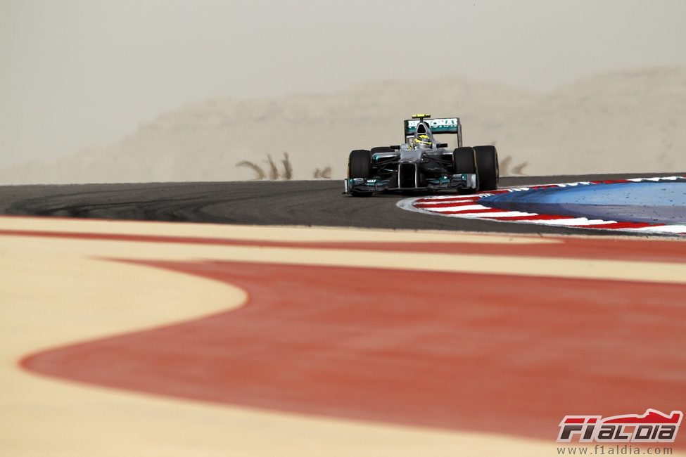 Nico Rosberg saca el máximo de su W03 en Baréin