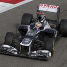 Pastor Maldonado exprime su FW34 en Sakhir