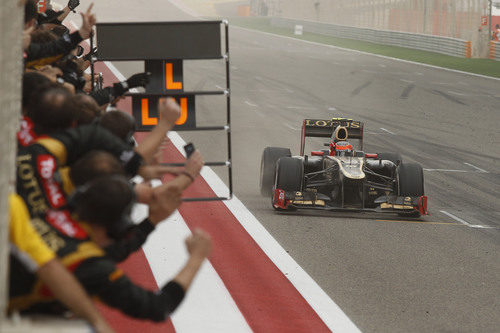 ¡Romain Grosjean al podio!