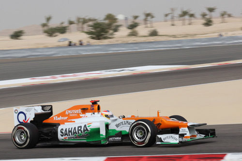 Paul di Resta durante el Gran Premio de Baréin 2012