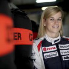 Susie Wolff viajó con Williams a China