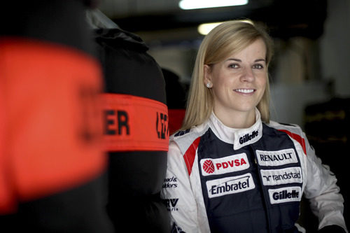 Susie Wolff viajó con Williams a China