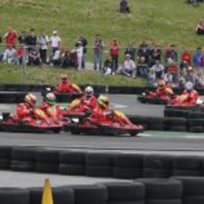 Bonita lucha de karts vivida en Mugello